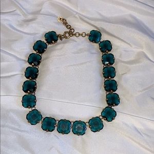J. Crew Square Rhinestone Necklace